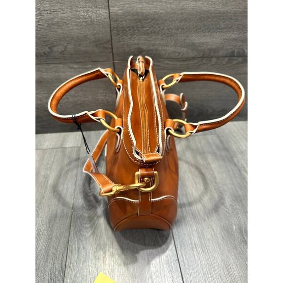 Dooney & Bourke Florentine Leather Short Handle Shopper Natural bag A613857 - Picture 7 of 14